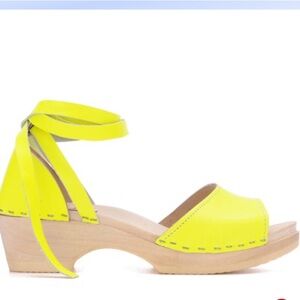 Loeffler Randall Inge Ankle Wrap Clog Size 40